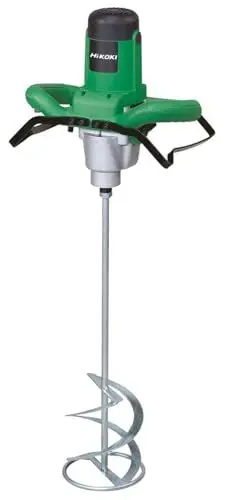 Produktbild: HiKOKI Rührgerät UM16VST2 (1600 Watt, 230 V, 2 Gang Getriebe: 150-300 min-1/300-650min-1, Rührer-Ø max. 160 mm, Gewindeanschluss M14, Soft-Startfunktion)