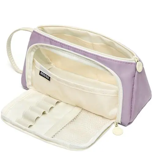 Produktbild: HILAEX Federmäppchen Mäppchen Federtaschen Schulmäppchen Etui Stifte Pencil Case für Mädchen Jungen Studentin Teenager
