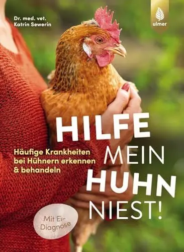 Produktbild: Hilfe, mein Huhn niest!: Häufige Krankheiten bei Hühnern erkennen & behandeln. Mit Ei-Diagnose. Krankes Huhn - was tun?