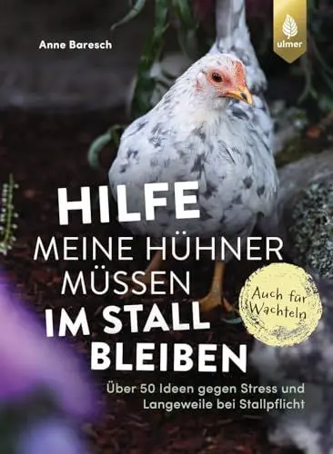 Produktbild: Hilfe, meine Hühner müssen im Stall bleiben: Über 50 Ideen gegen Stress & Langeweile bei Stallpflicht. Auch für Wachteln