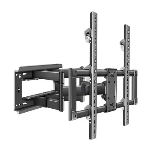 Produktbild: HILLPORT TV Wandhalterung Schwenkbar für 55-100 Zoll Fernseher, Neigbar Ausfahren Wandhalterung für Flach & Curved Fernseher von bis zu 80 kg, max. VESA 800x600mm DY999