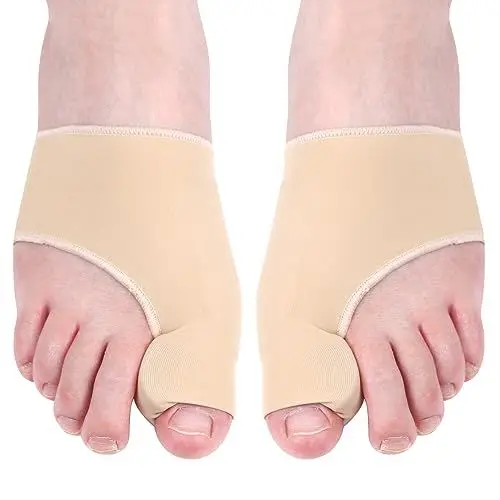 Produktbild: Hilph Hallux Valgus Zehenspreizer Korrektur, Zehenspreizer Hallux Valgus, Silikon Ballenzeh-Korrektor, Gel Hallux Valgus Schiene Socken mit Silikonpads, 1 Paar