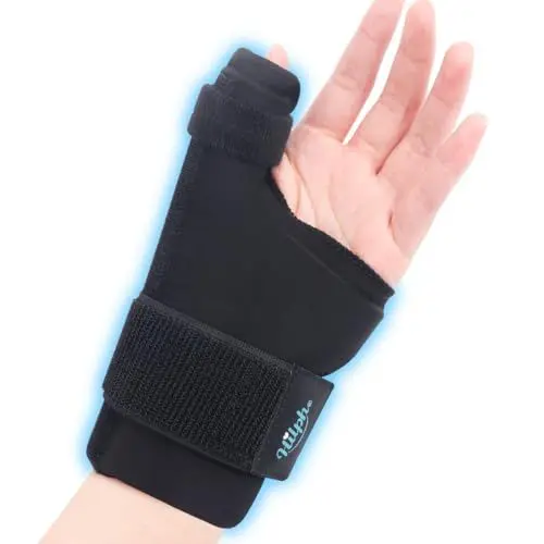 Produktbild: Hilph Hands Gel Cooling Gloves Kühlmanschette Handgelenk Kühlpad für Karpaltunnel & Tenosynovitis, Kälte & Wärme Therapie Daumen Hände Gel Kühlpads für Arthritis, Rheuma