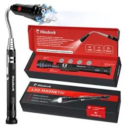 Produktbild: Hinshark Geschenke für Männer, Vatertagsgeschenk für Papa, Teleskopmagnet Werkzeug mit LED Geschenke für Papa Geschenk Vatertag, Männergeschenke Geburtstagsgeschenk für Männer, Gadgets für Männer