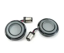 Produktbild: Hinten Rücklicht 2Pcs 2'' Motorrad L- Blinker Licht Vorne Hinten Brems Rücklicht für Har&Ley Davidson Touring Dyna Softail Sportster