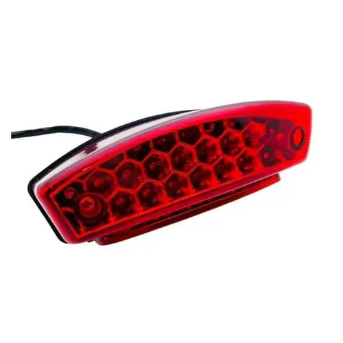 Produktbild: Hinten Rücklicht Motorrad Rücklicht Universal Kennzeichen L- Bremse Hinten Lampe Für Ho&nda für Duc&ati Monster M1000 S4R S2R 400 620 900 vesp
