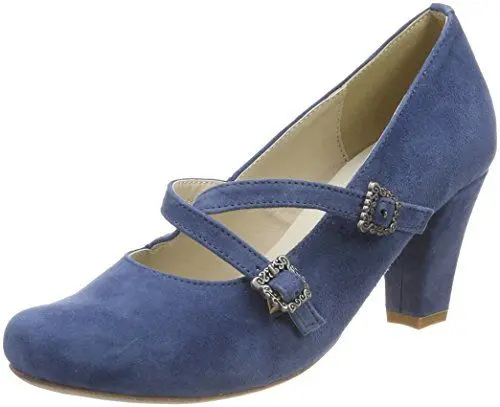 Produktbild: Hirschkogel Damen 3004511 Pumps, Blau (Jeans)