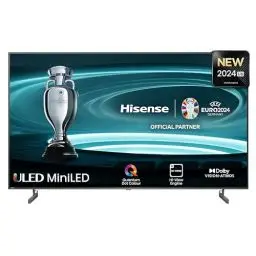 Produktbild: Hisense 75U6NQ 189 cm (75 Zoll) Fernseher 4K Mini LED ULED HDR Smart TV, 60Hz, HDMI 2.0, Game Mode Plus, Dolby Vision & Atmos, Bluetooth, Alexa Built-in, Anthrazit, (2024)