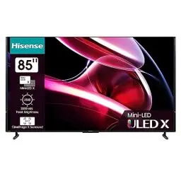 Produktbild: Hisense 85UXKQ 217 cm (85 Zoll) Fernseher, 4K Mini LED ULED, Smart TV, HDR10+, Dolby Vision IQ, Triple Tuner, 144 Hz (VRR), Airplay, Alexa Built-in, Dolby Atmos, Anthrazit (2023)