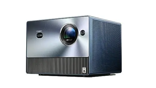 Produktbild: Hisense C1 Smart Mini Projektor 4K UHD Trichroma (65-150 Zoll), Dolby Vision, Dolby Atmos, JBL Lautsprecher, VIDAA U6, Airplay, 4K Upscaling, Filmmaker Modus, Game Modus, Silber