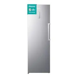 Produktbild: Hisense FV354N4BIE Gefrierschrank/ Twist ice maker/ TotalNoFrost/ SuperFreeze/ Türalarm/ Multiflow 360°/ BigBox/ cm/ 185,5 l/ 41 dB/ 246 kWh/ Jahr/ Inox-Look, Silber