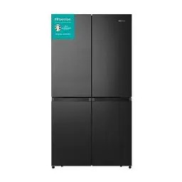 Produktbild: Hisense RQ758N4SAFE Cross Door Kühl-Gefrierkombination/NoFrostPlus/Inverter-Kompressor/Multiflow 360°/ SuperCool/ 178,5 cm/Kühlteil 393 l/Gefrierteil 216 l/ 40 dB/ 320 kWh/Jahr/schwarz