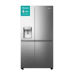 Produktbild: Hisense RS818N4TIC Side by Side – Kühl-Gefrierkombination, EEK C, Eis-Wasserspender, LED Display, Total No Frost, Multi Air Flow, Fast Freeze, Inox Look