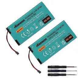 Produktbild: Hisewen 2 Pack HAC-006 Ersatz Akku für Nintendo Switch HAC-015 HAC-016 Links & Rechts Joy-Con Controller