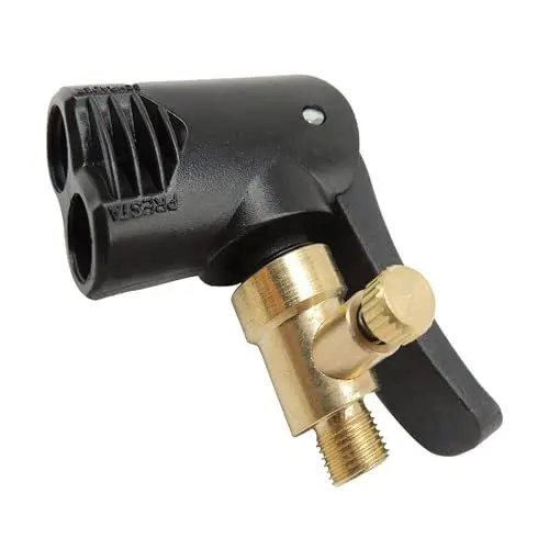 Produktbild: HISports Autoventil Hebelstecker, Ventilstecker KFZ-Luftpumpen Zubehör, Auto Reifen Air Chuck, Französisches Ventil Adapter, Autoventil Adapter für Auto Fahrrad Motorrad LKW Reifenfüller