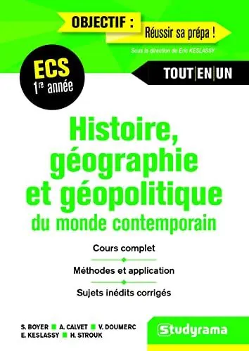 Produktbild: Histoire géographie et géopolitique: du monde contemporain tout en un ECS 1ère année
