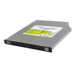 Produktbild: Hitachi-LG GUD1N Internal DVD Drive, Slim 9.5 mm DVD Player/Writer for Laptop/Desktop PC, Windows 10 Compatible, 8X Read/Write Speed - Black