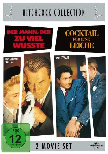 Produktbild: Hitchcock-Collection: Der Mann, der zuviel wußte / Cocktail für eine Leiche (2 DVDs)