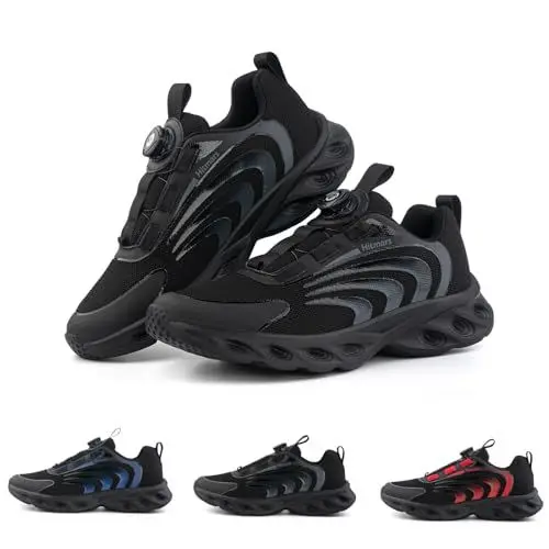 Produktbild: Hitmars Sneaker Herren Turnschuhe Herren Laufschuhe Herren Sportschuhe Leicht Atmungsaktiv Joggingschuhe Outdoor Running Schuhe N/A1 Schwarz EU46