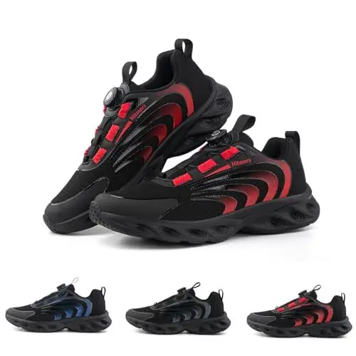Produktbild: Hitmars Sneaker Herren Turnschuhe Herren Laufschuhe Herren Sportschuhe Leicht Atmungsaktiv Joggingschuhe Outdoor Running Schuhe N/A3 Rot EU45