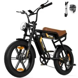 Produktbild: HITWAY E Bike Elektrofahrrad für Erwachsene 20 Zoll 4.0 Breitreifen Ebikes, 48V 15Ah/2 * 13Ah Akku Mountain E-MTB Fahrrad,7 Gang zum Pendeln,bis 45-150km