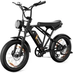Produktbild: HITWAY E Bike Elektrofahrrad für Erwachsene 20 Zoll 4.0 Fat Tire Ebikes, 48V 18Ah Mountain E-MTB Fahrrad,7 Gang zum Pendeln,bis 55-80km