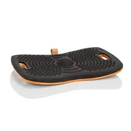 Produktbild: hjh OFFICE 830041 Balance Board ACTIV Holz Wackelbrett mit PU-Schaum, Fitness Balancierbrett für Arbeiten im Stehen