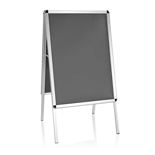 Produktbild: hjh OFFICE Kundenstopper A1 wetterfest AGENDA II Plakataufsteller Werbetafel beidseitig nutzbar mit Alu-Rahmen