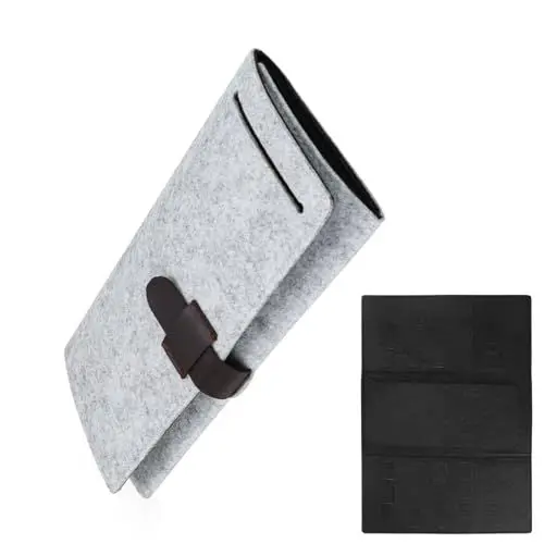 Produktbild: HJIAMA Schmucktasche für Reisen Faltbar Schmuckrolle, Schmuck Reiseetui Filz Schmucktasche, Jewelry Organizer, Schmuckaufbewahrung Reise zur Aufbewahrung Ringen, Halsketten, Armbändern