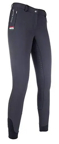Produktbild: HKM 10417 LG Reithose Basic Italy, Damenreithose Silikonvollbesatz, Damen 17-48