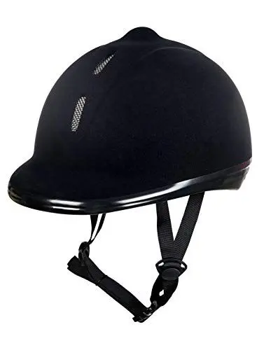 Produktbild: HKM 8162 Reithelm -New Flock-, S=52-55cm, Schwarz