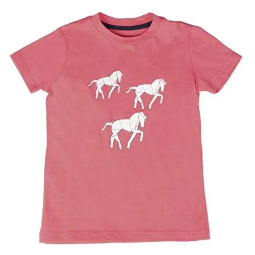 Produktbild: HKM Erwachsene 9684 T Bibi&Tina Horse, Shirt Kindershirt Mädchenshirt Mädchen 122-164 Hose, 3004 koralle, 122/128