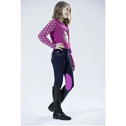 Produktbild: HKM Erwachsene Reithose-Olaf's Frozen Adventure-6900 Hose, 6900 dunkelblau, 140