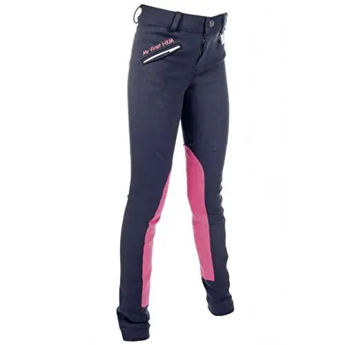 Produktbild: HKM My First Reithose, dunkelblau/pink, 134
