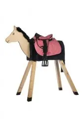 Produktbild: HKM SPORTS EQUIPMENT 9346 Shettysattel-Set Beginner, Shetty Sattel inkl Schabracke Steigbügel Pink, St
