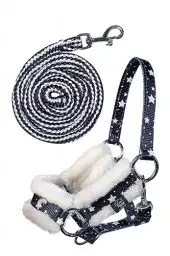 Produktbild: HKM SPORTS EQUIPMENT Hobby Horse Halfterset Stars