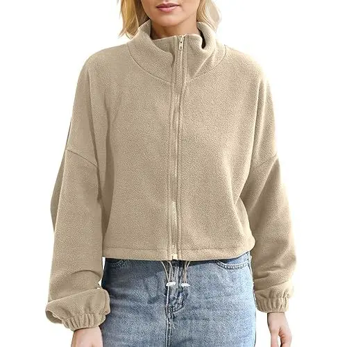 Produktbild: HKUOPW Mantel Women Lauschig Langärmliges Schule Cordjacke Zipper Einfarbig Oberbekleidung Woman V-Ausschnitt Winter Eleganteen Pluesch Kurzes Weiche