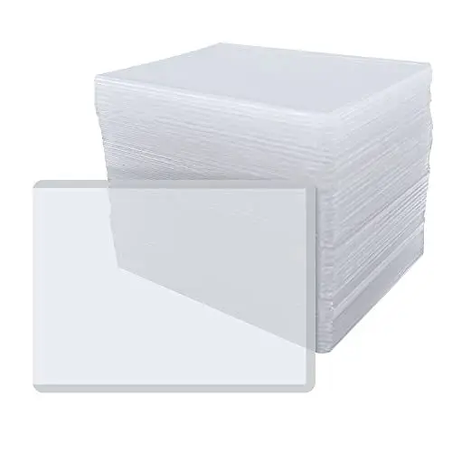 Produktbild: HLIWS Toploader card-44 Stück 76 * 102mm Kartenschutz,Hartplastik für Baseball-Kartenschutz,Transparente Kartenhüllen,für gängigen Spiel- und Sammelkarten(Transparent weiß)