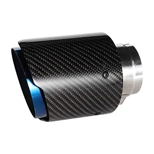 Produktbild: Hlyjoon Auto Brilliant Edelstahl Schalldämpfer Endrohr Automotive Modified Tail Throat Pipe Universal Auspuffspitze für 63-101mm 2.5inch-4inch
