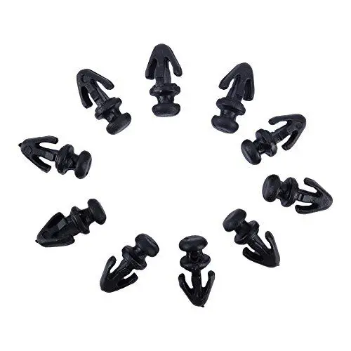 Produktbild: Hlyjoon Befestigung Clips 1042065 10 Stücke Auto Stoßstangen Türverkleidung Verkleidungs Clips Schwarz für Mondeo MK2 MK3 MK4 Modelle