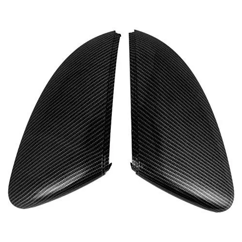 Produktbild: Hlyjoon Rückspiegelkappe Kohlefaser Stil 1 Paar Auto Rückspiegel Abdeckung Links & Rechts Spiegelkappen Abdeckungen für MK7 G-TI 7 7 R MK7.5 R G-TI MK6 G-TI 6 R Scirocco MK3 MK6 A5