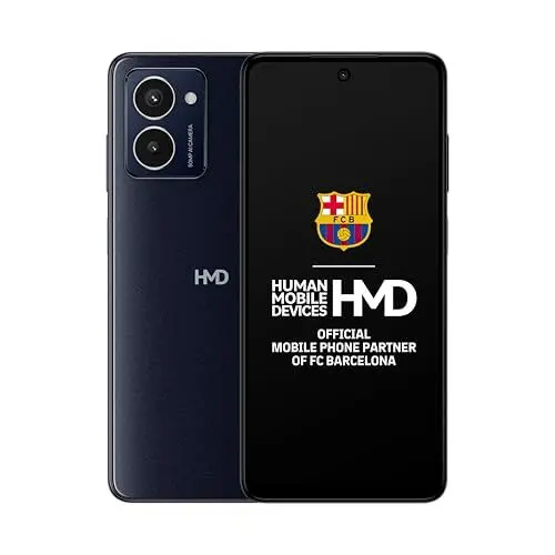 Produktbild: HMD Pulse Pro 4G 6.56” HD+ Smartphone, Android 14, 50MP Kamera 50MP Selfie-Kamera 6GB/128GB Speicher, bis zu 59 Stunden Akkulaufzeit, OZO Audio, einfach zu reparieren, duale SIM - Black Ocean