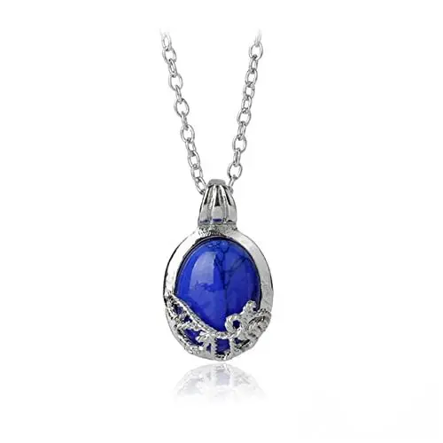 Produktbild: HMOOY Katherine Pierce Halskette, Blaue Daywalking Katherine Halskette Katherine's Daylight Walking Charm Halskette Katherine Pierce-Schmuck für Fans