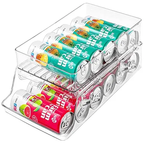 Produktbild: HNNJCK Kühlschrank Organizer Dosen Dosenspender Kühlschrank Getränke Organizer, Foldable Dosenhalter Kühlschrank Organizer Flaschen für 250ml/330ml Getränkedosen Bier Soda Dosen - BPA Frei