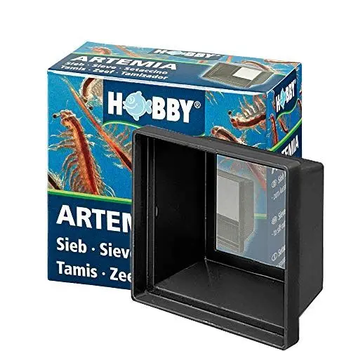 Produktbild: HOBBY Aquaristik Artemia Sieb I 8,5 x 8 x 4,4 cm I Sieb zum Abschöpfen von Artemia Nauplien I Artemien Lebendfutter-Sieb mit 120 µm Maschenweite I Artemia Zucht Zubehör