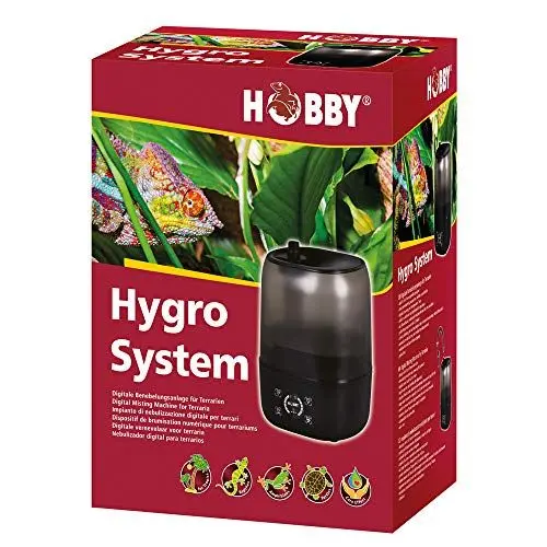 Produktbild: Hobby Terraristik Hygro System I Digitale Benebelungsanlage für Terrarien I hygienisch & wartungsfreundlich I Terrarium Luftbefeuchter I effizientes Benebelungssystem mit 4L Wassertank