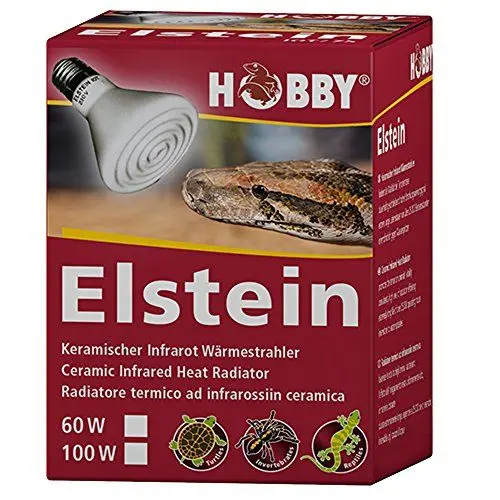 Produktbild: HOBBY Terraristik Elstein Strahler I IOT 75, 100 W I Keramischer Infrarot Dunkelstrahler zur Reptilien- und Insektenhaltung I Terrarium Wärmestrahler I langlebige Wärmelampe für Terrarien