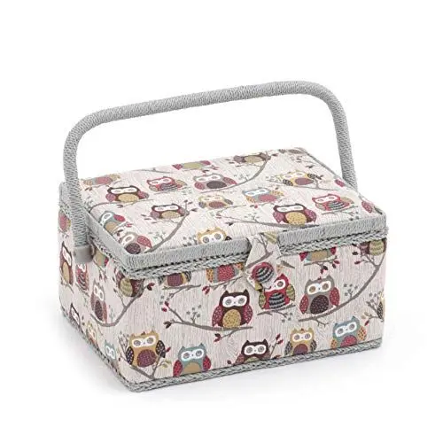Produktbild: Hobby Gift Exclusive Mittelgroße Aufbewahrungsbox für Näharbeiten, Johlen, 19 x 26 x 15 cm