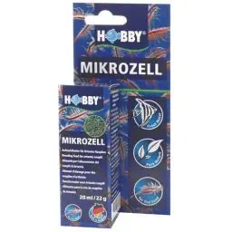 Produktbild: HOBBY Aquaristik Mikrozell I 20 ml I Aufzuchtfutter für Artemia Nauplien im Alter von 8-10 Tagen I Artemia Aufzuchtfutter mit Phytoplankton I vollwertiges Futter zur Lebendfutteraufzucht