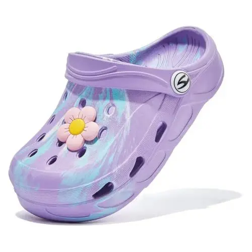 Produktbild: HOBIBEAR Unisex Kinder Classic Clogs Gartenschuhe Mädchen Jungen rutschfeste atmungsaktive Strand Sandalen